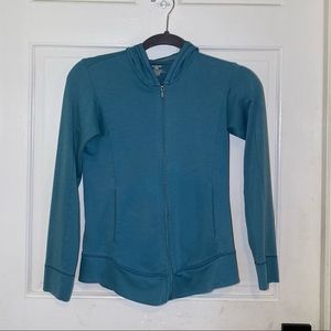 Patagonia Teal Zip-up Hoodie XS